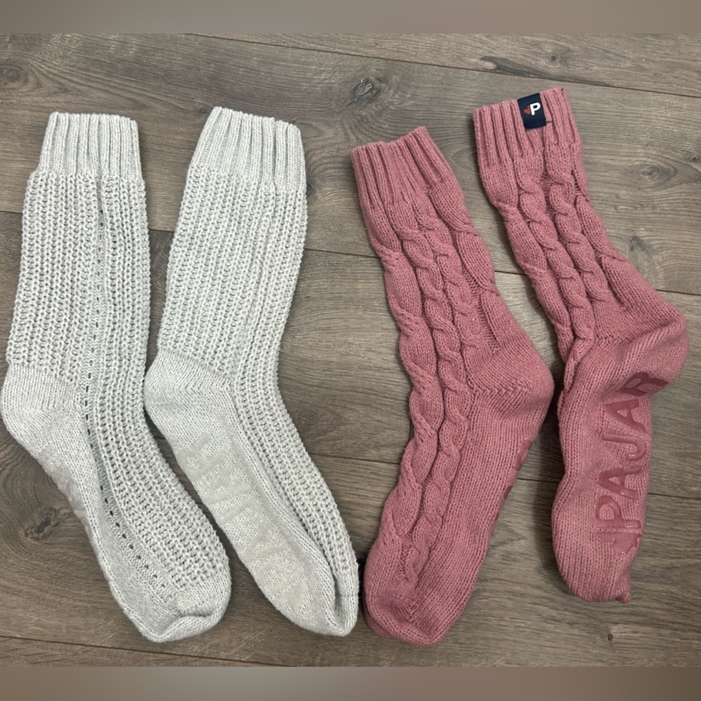 Pajar Men's Cream and Pink Casual Socks Set